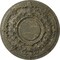 Ekena Millwork Jackson Ceiling Medallion (Fits Canopies up to 13 1/2"), 32 3/4"OD x 2 1/2"P, Witch Hazel Crackle CM32JAWHC - alternate 1